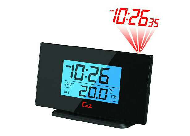 Часы проекционные Еа2 Black BL506 с термометром
