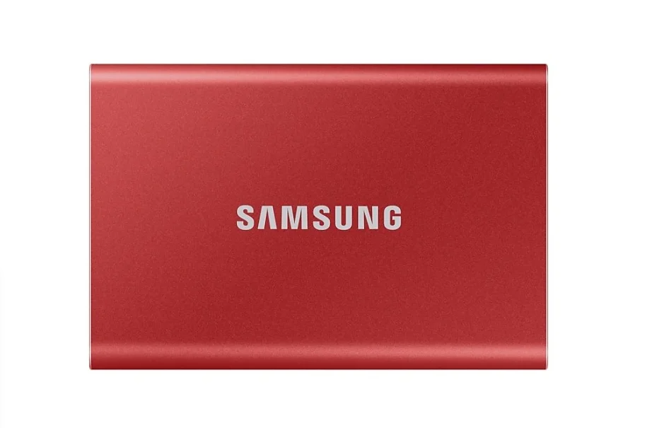 Внешний SSD Samsung Portable SSD T7 2 ТБ MU-PC2T0R/WW, красный