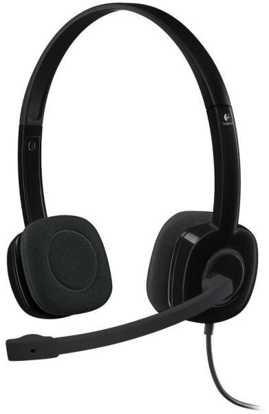 Гарнитура Logitech Stereo Headset H151 черный 981-000589