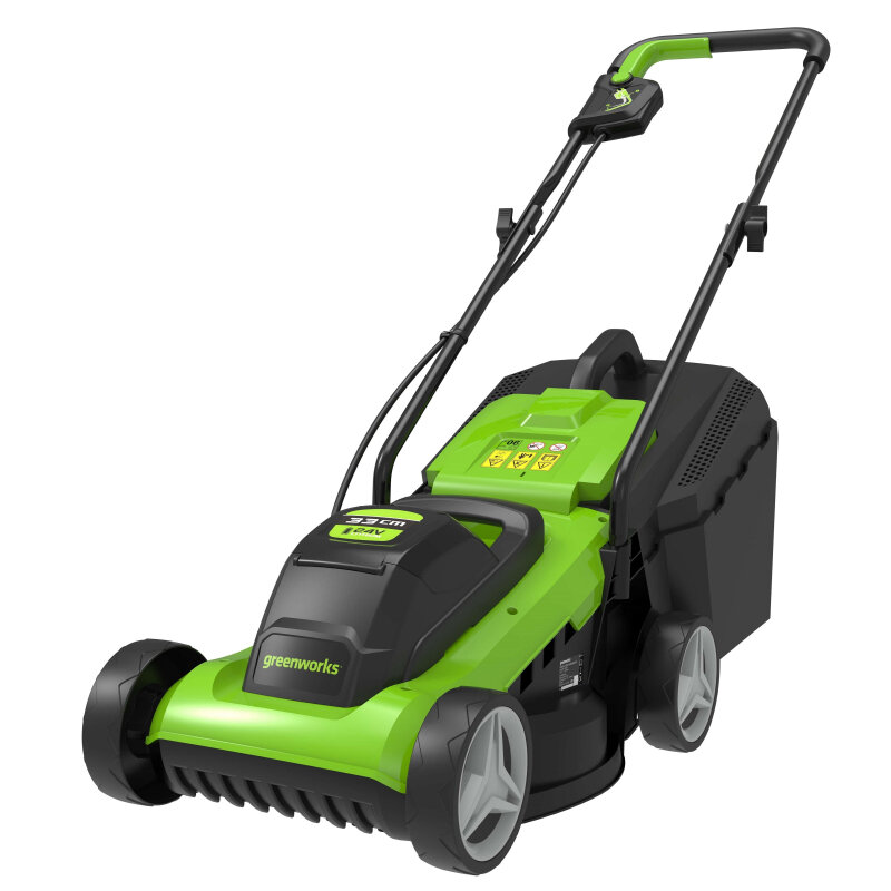 Газонокосилка аккумуляторная Greenworks G24LM33K2 (2509607), 1 шт