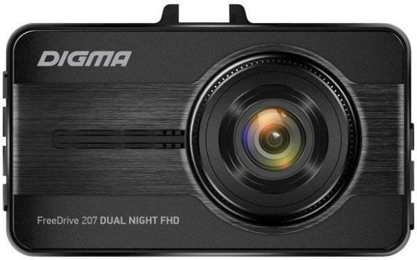 Видеорегистратор Digma FreeDrive 207 DUAL Night FHD черный 2Mpix 1080x1920 1080p 150гр. GP6248