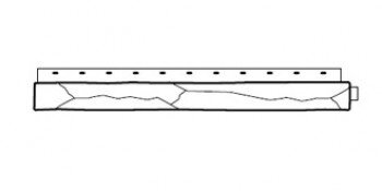 Облицовочная планка (бутовый камень) фасадные панели цокольный сайдинг Альта-Профиль