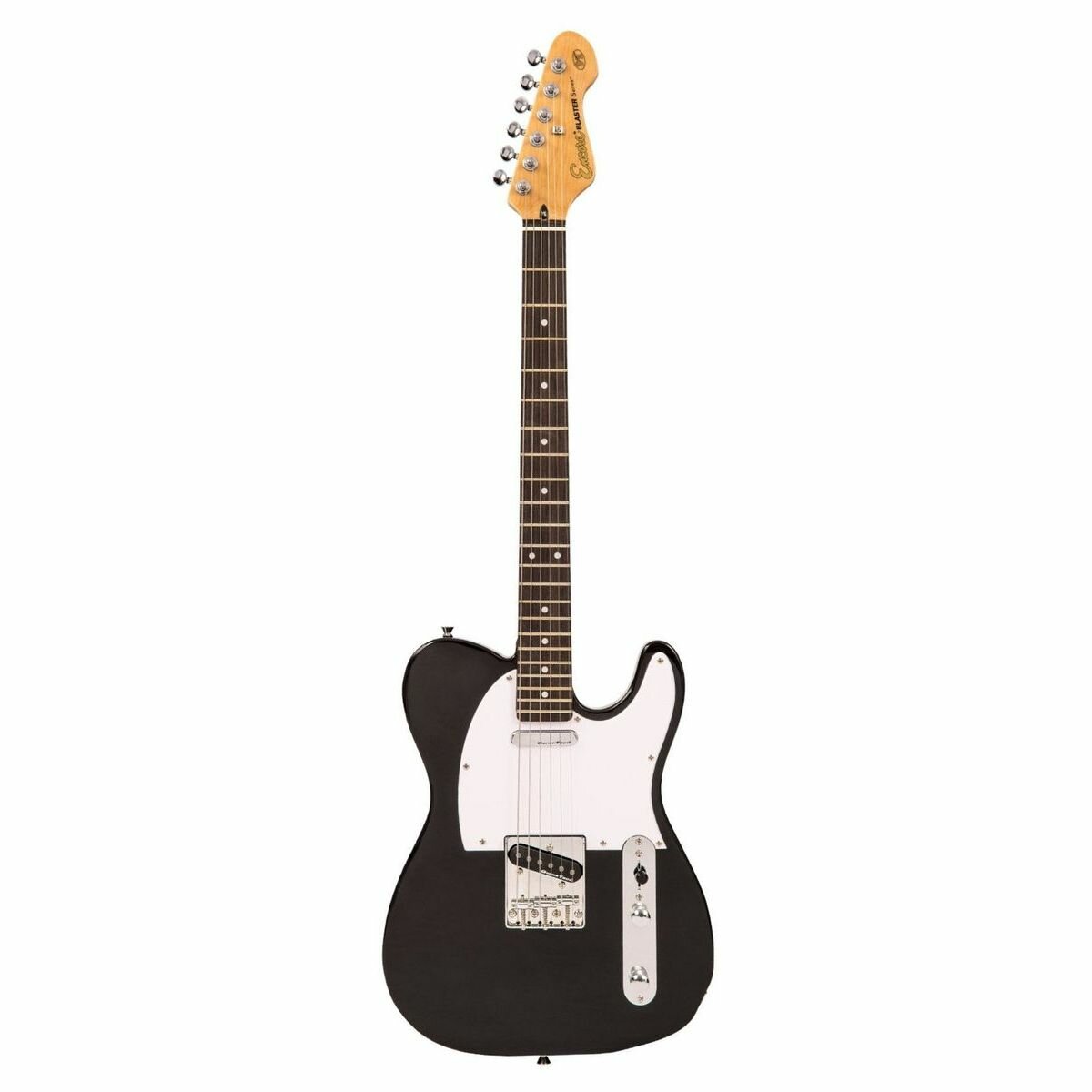 Encore E2BLK электрогитара, форма Telecaster, цвет черный