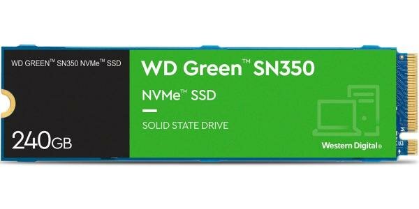 Твердотельный накопитель SSD M.2 240 Gb Western Digital SN350 Read 2400Mb/s Write 900Mb/s 3D NAND TLC