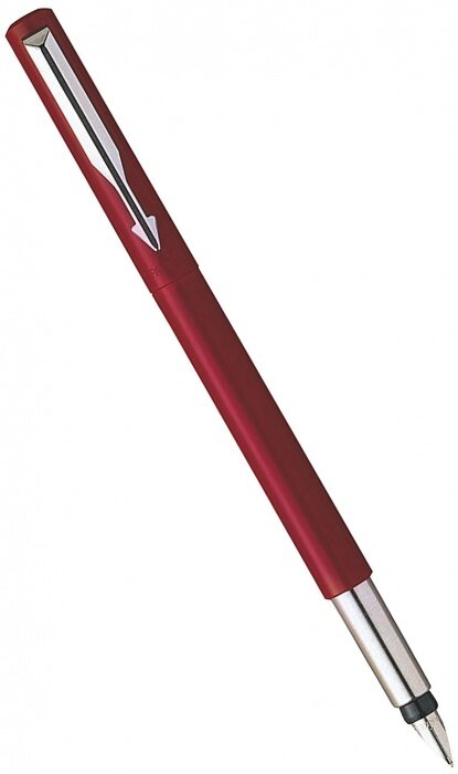 Parker S0282490 Перьевая ручка parker vector standard f01, red (перо f)