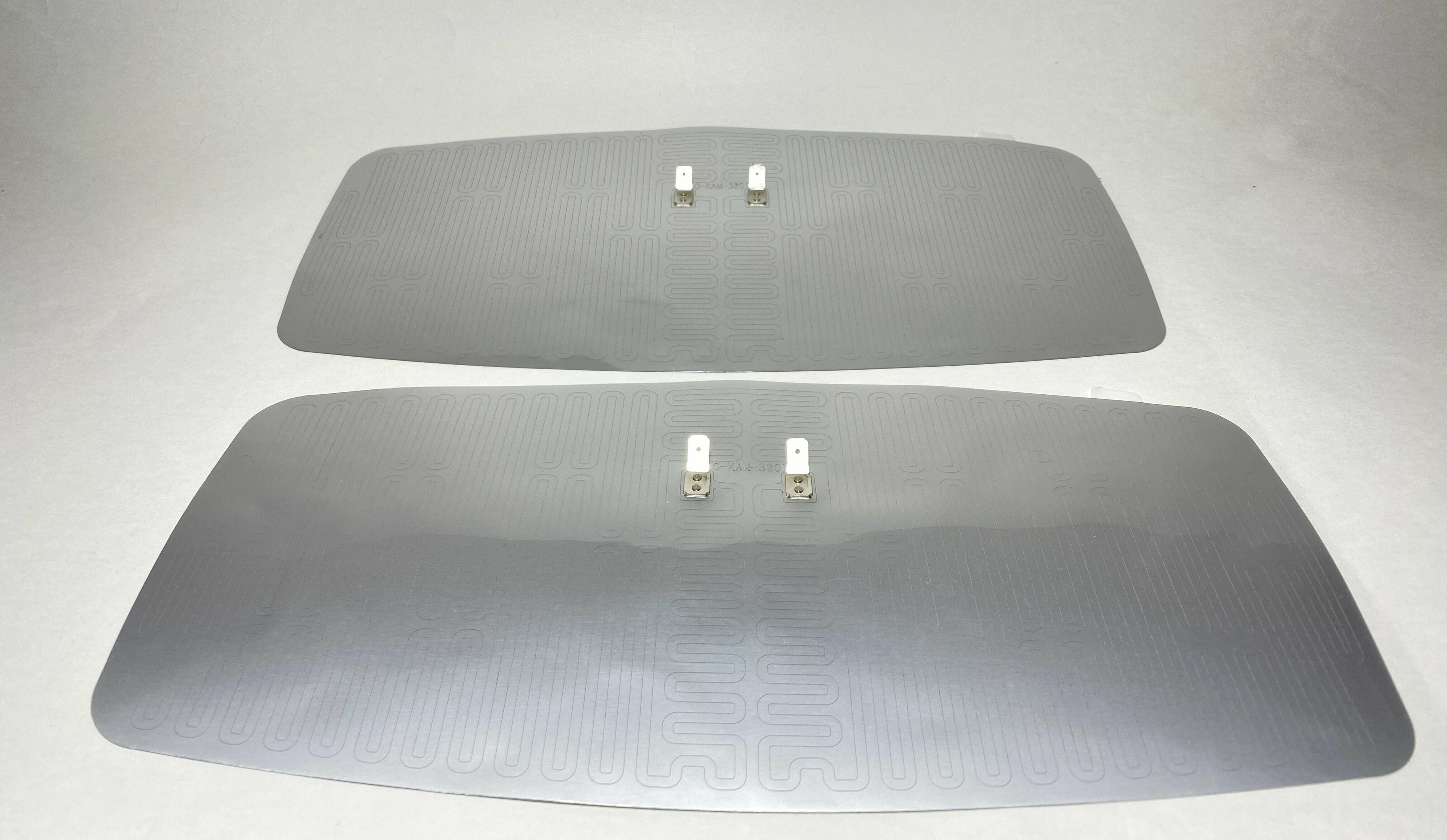 фото Нагревательный элемент 24В бокового зеркала Камаз 320мм х 150мм клей с одной стороны (комплект 2шт)