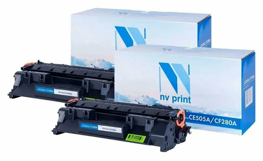 Картридж лазерный NV-Print CE505A-SET2 черный