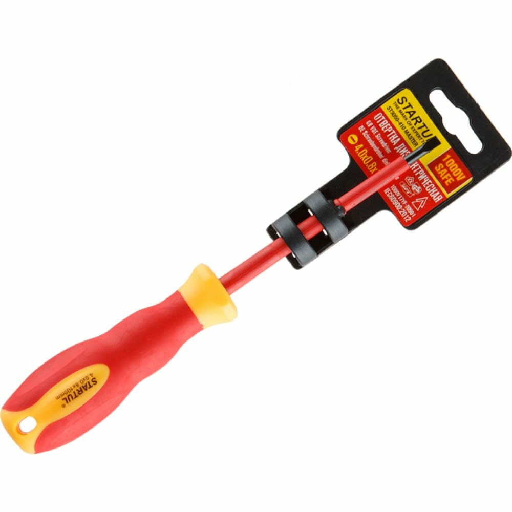 фото Диэлектрическая шлицевая отвертка STARTUL st3050-410