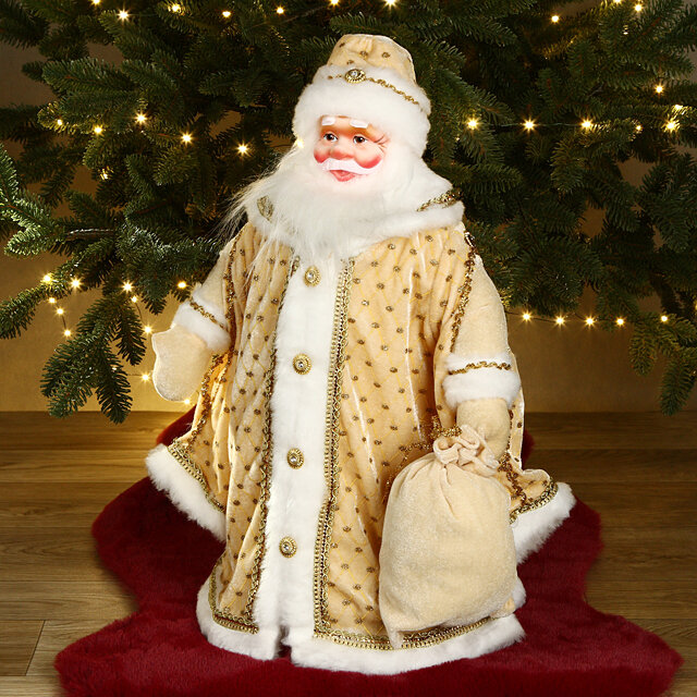 Коломеев Фигура Дед Мороз - Царская зима 50 см в золотом кафтане ДМ-2104