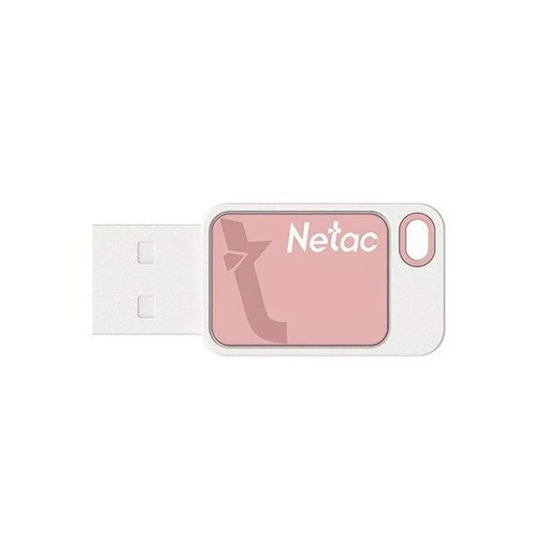 Накопитель USB 2.0 64Гб Netac UA31 (NT03UA31N-064G-20PK) розовый
