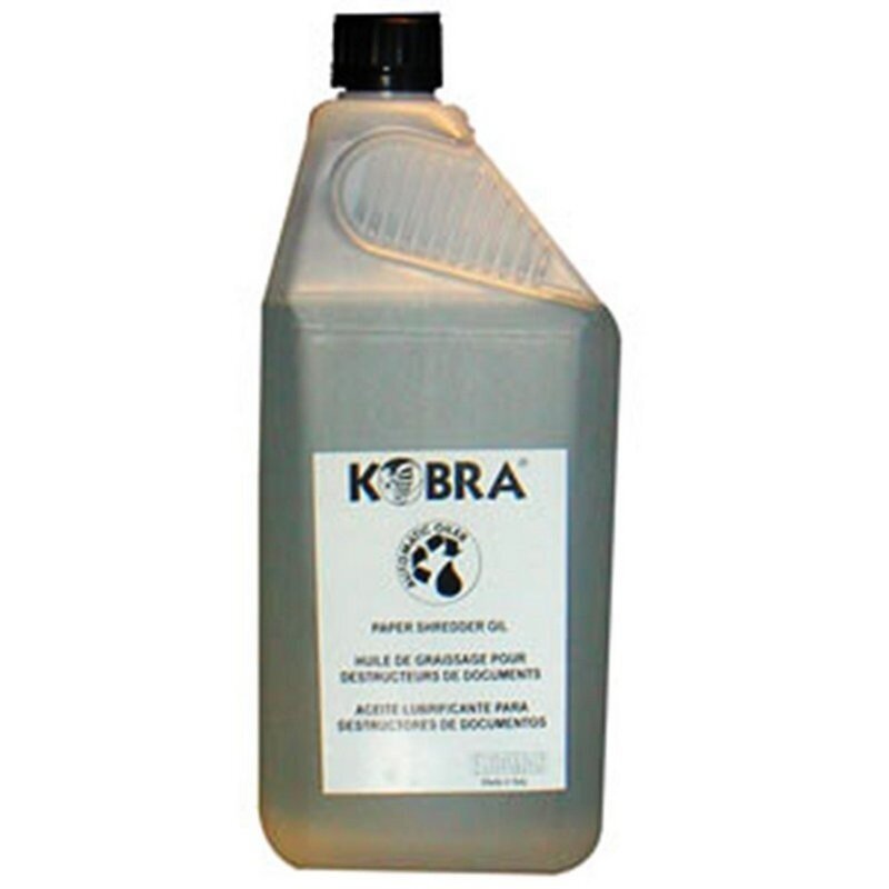 Масло для уничтожителей документов Kobra 1 литр с перекрестной резкой (51.085)
