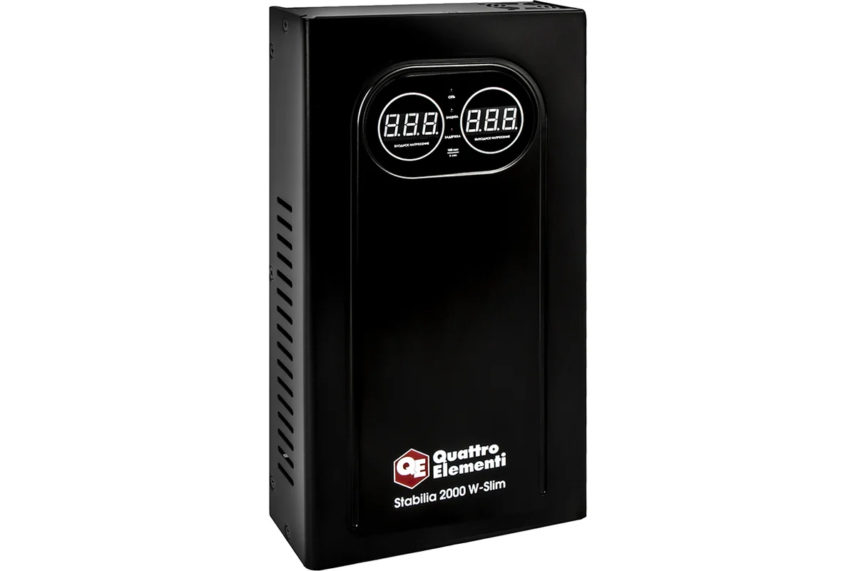 Стабилизатор напряжения настенный Stabilia 2000 W-Slim (2000 ВА,140-270 В) QUATTRO ELEMENTI