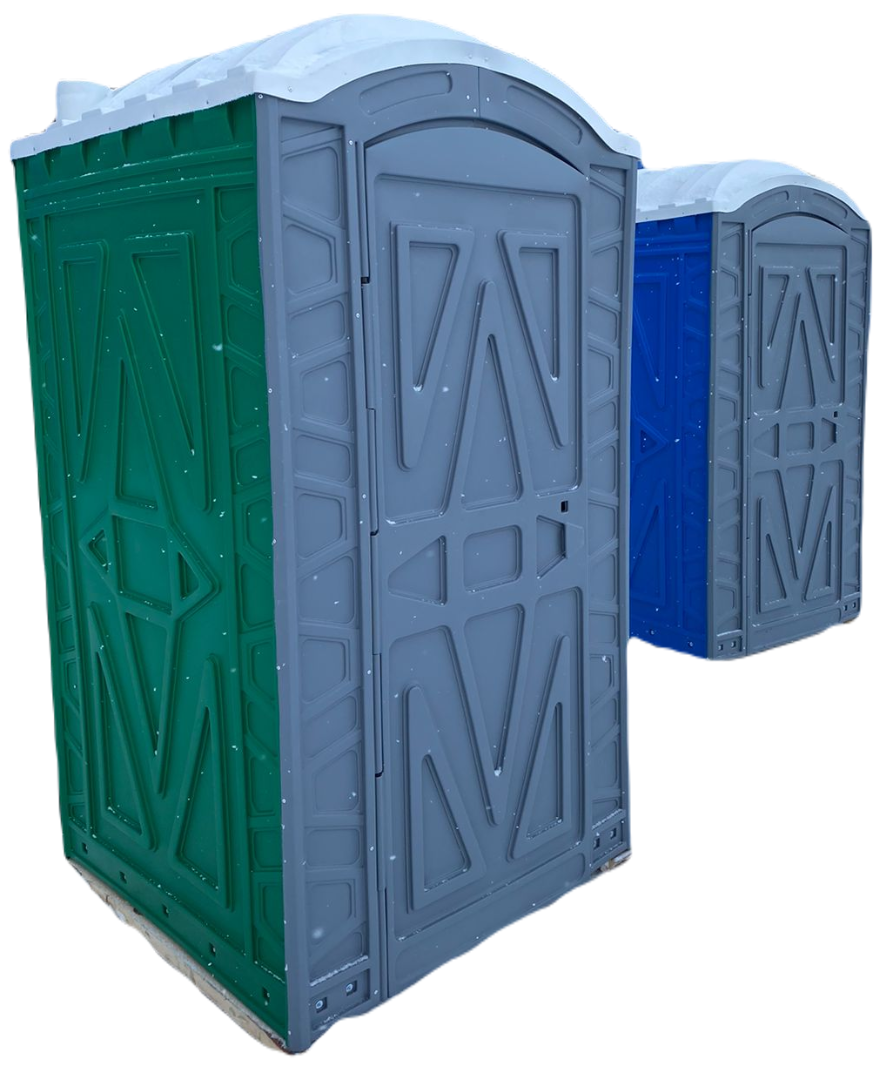 Туалетная кабина "Эталон", синяя, 10 мест, 270 литров, полиэтилен - фотография № 1