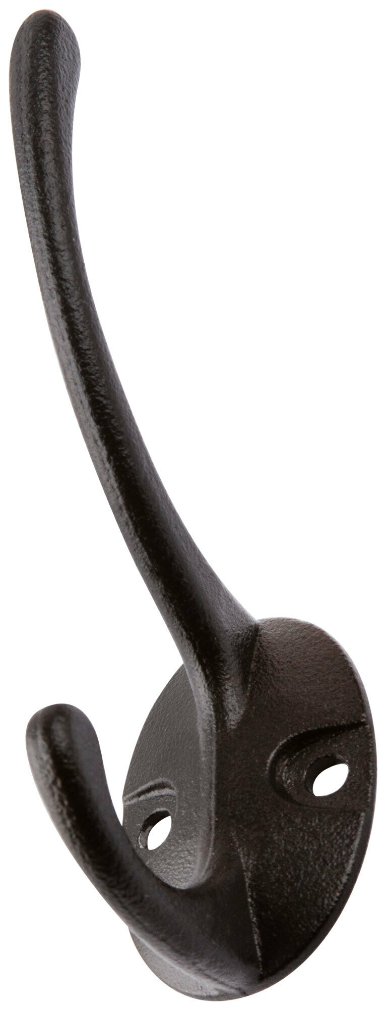 Крючок-вешалка двойной, черный 66874 - фотография № 1