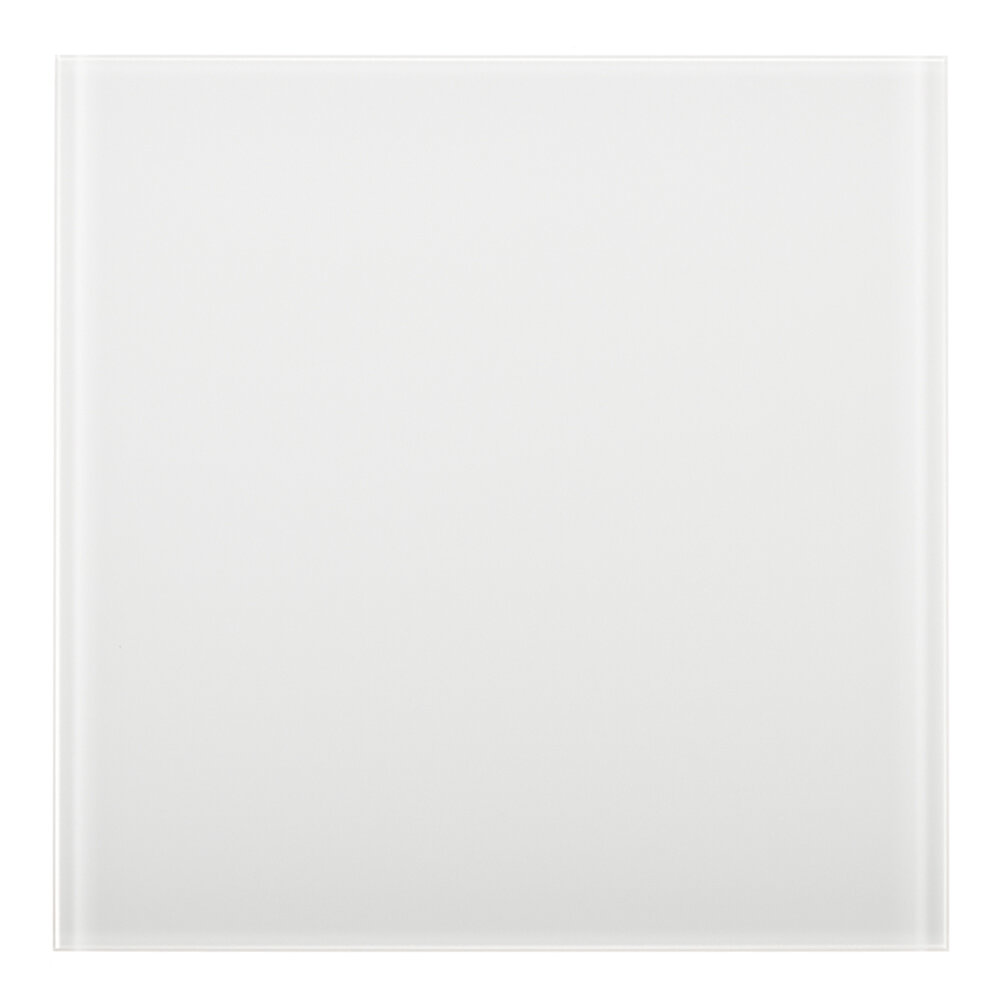 Панель декоративная для вентилятора KW Awenta PTG100 белое матовое стекло - фотография № 3