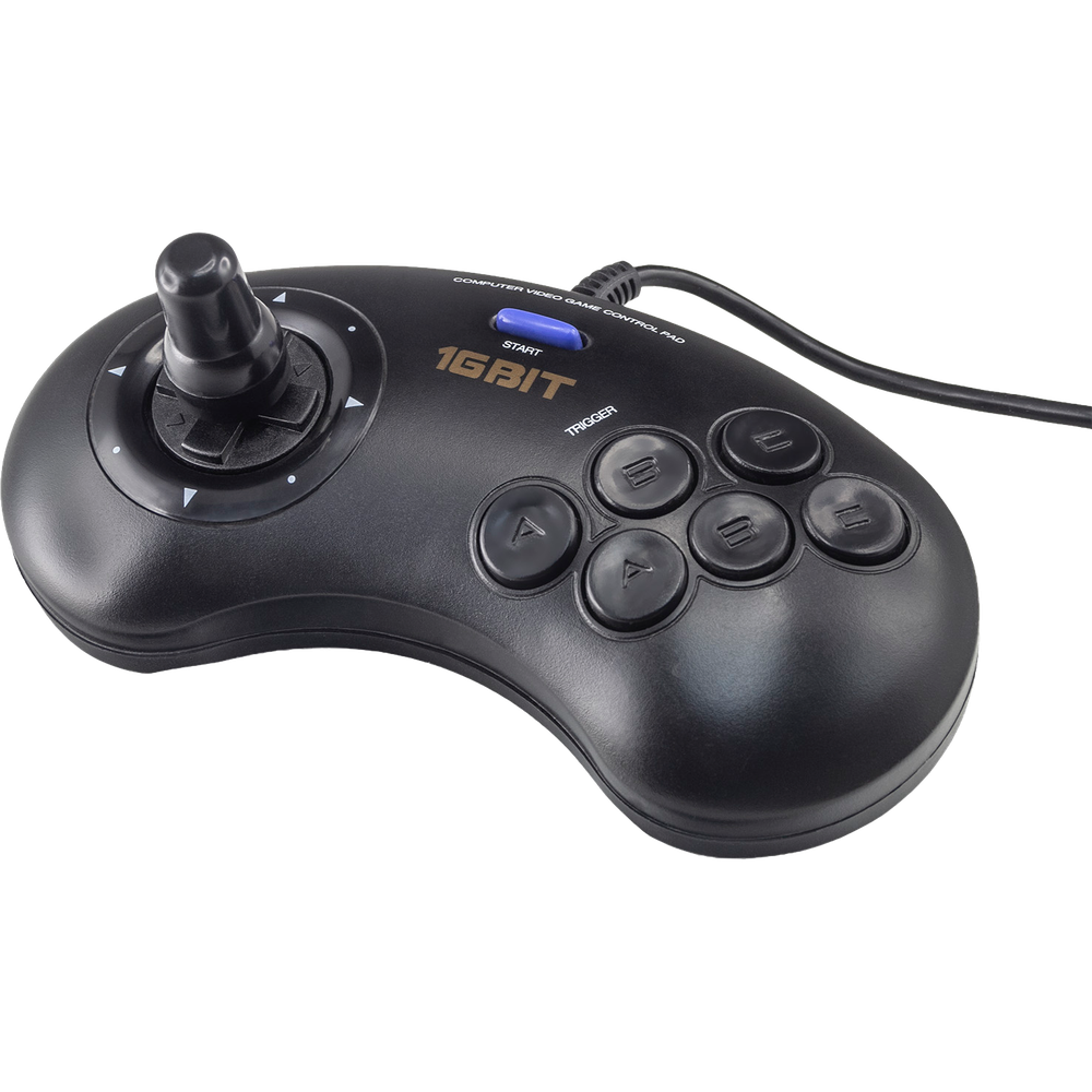 Геймпад Retro Genesis Controller 16 Bit Arcade Max проводной