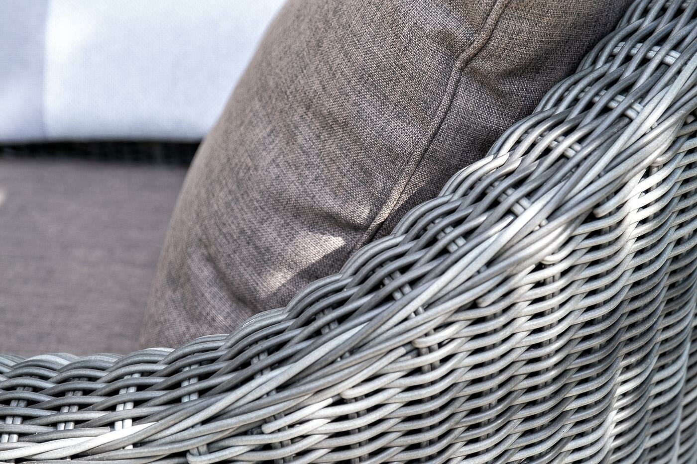 Диван 4SIS "Кон Панна" диван из искусственного ротанга двухместный, цвет графит арт. YH-C2808W graphite - фотография № 15