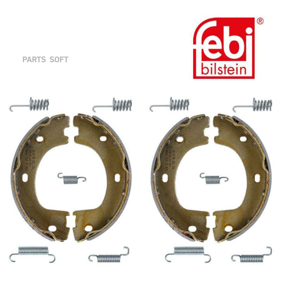 Торм.колодки бараб.[172x42] MERCEDES SPRINTER 46-t (906) 416 CDI (906.153 906.155 906.253 906.25 FEBI / арт. 34314 - (1 шт)