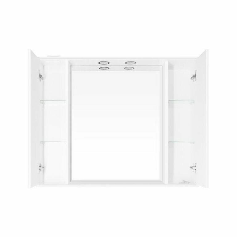Зеркальный шкаф Style line Олеандр-2 1000/С, белый (4650134470789) - фотография № 7