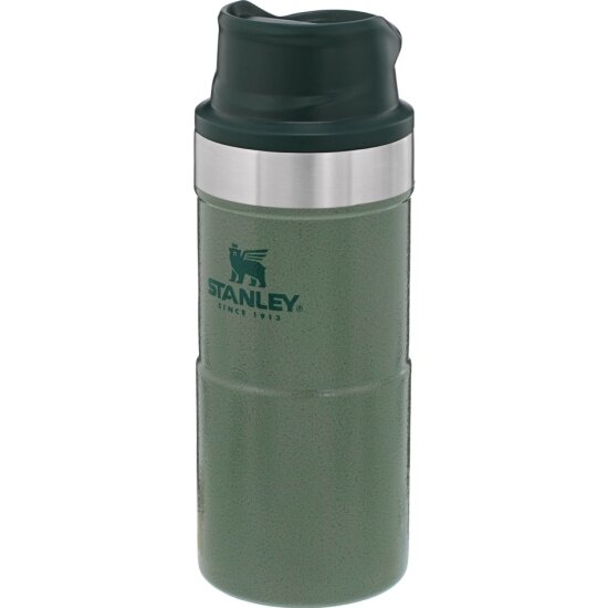 Термокружка STANLEY Classic Trigger Action 0,25L One hand 2.0 зелёная