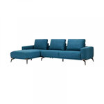 Угловой диван левый с беспроводной зарядкой Xiaomi 8H Alita Fashion Modular Sofa Left Chaise Tranquil Blue (B3C) - изображение