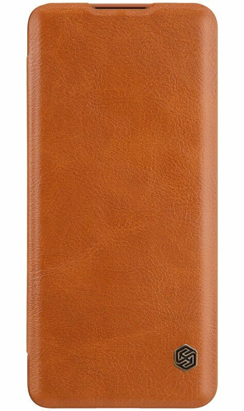 Чехол Nillkin Qin Leather Case для Xiaomi Mi10 Lite Brown (коричневый)