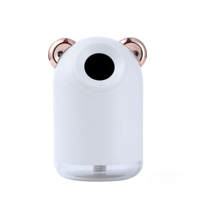 Увлажнитель воздуха мини Мишка с подсветкой, ультразвуковой увлажнитель для дома, ночник светильник - фотография № 1