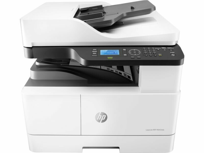 МФУ HP LaserJet M443nda (8AF72A) ч/б, A3, 1200x1200 dpi, 25 стр/мин, 50000 стр/м, ДАПД, дуплекс, сетевая карта