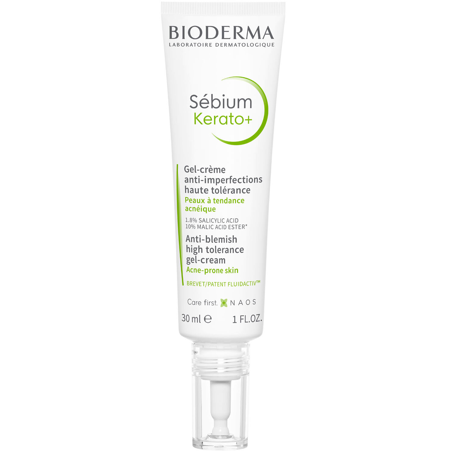 Гель-крем Bioderma "Kerato+", для лица, 30 мл, для проблемной и жирной кожи
