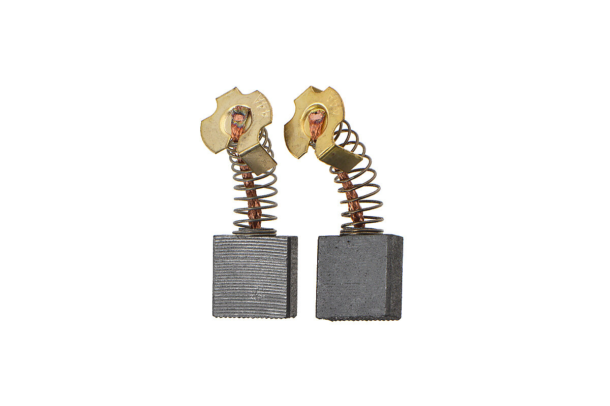 фото Щетки угольные 7х17х17 мм999044 (пружина, пятак) (комплект 2 шт) для пилы ленточной HiKOKI CB 75F-M