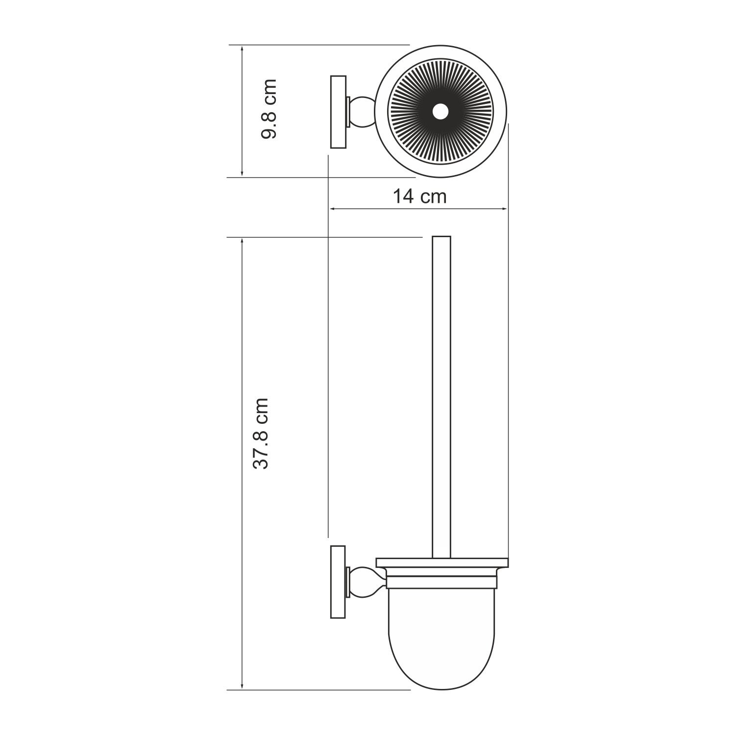 Ершик для унитаза подвесной WasserKRAFT Diemel (K-2227) - фотография № 3