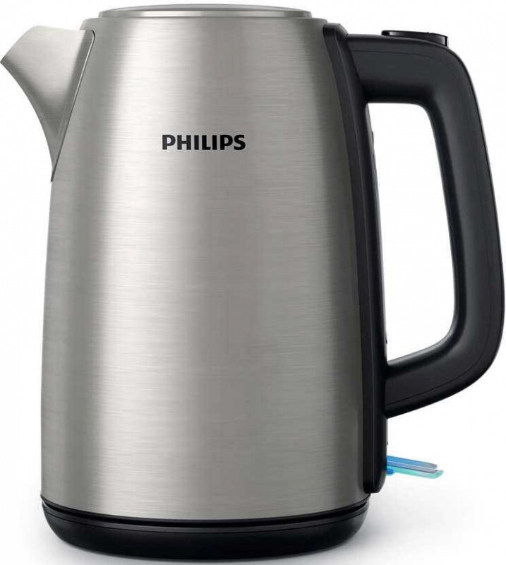 Чайник электрический Philips HD9351/91 1.7л. 2200Вт нержавеющая сталь/черный (корпус: нержавеющая ст