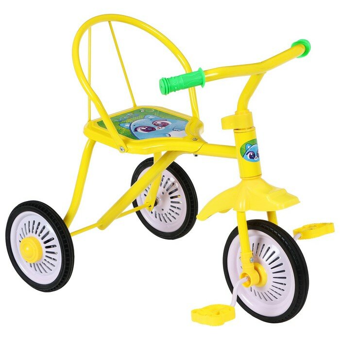 Micio Велосипед трёхколёсный Micio Котопупсики, колёса 8"/6", цвет желтый