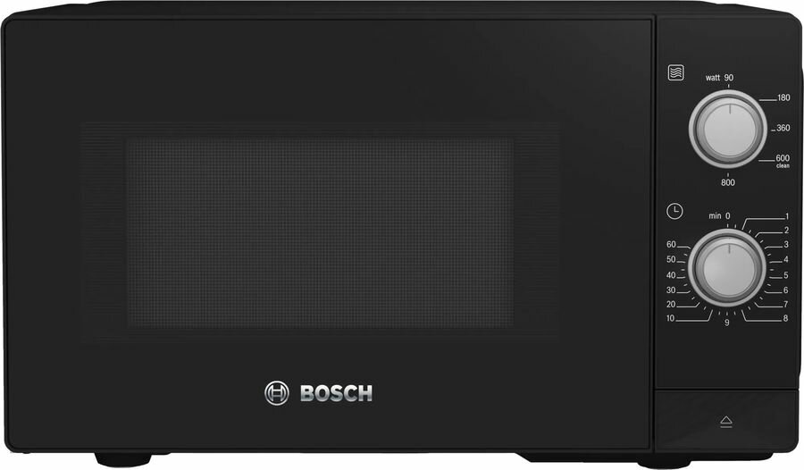 Микроволновая печь Bosch FFL020MB2 черный, 20л, 800ВтВт