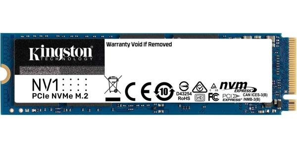 Твердотельный накопитель SSD M.2 250 Gb Kingston SNVS/250G Read 2100Mb/s Write 1100Mb/s 3D QLC NAND