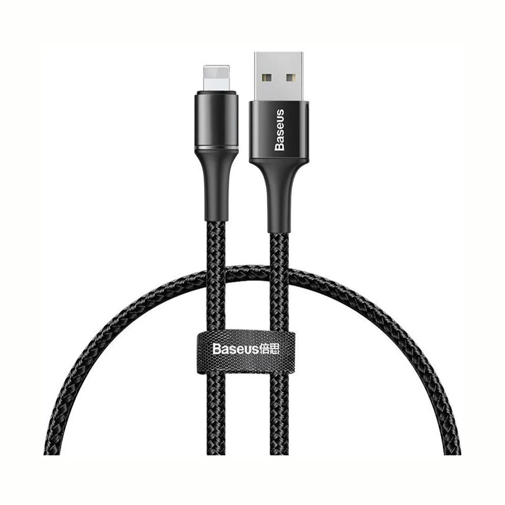 Кабель Baseus halo data cable USB For iPhone Lightning 2A 3m (Black) CALGH-E01