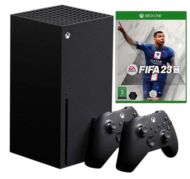 Игровая приставка Microsoft Xbox Series X + 2-й геймпад + FIFA 23