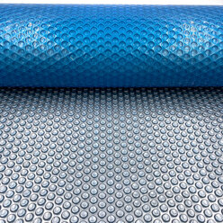 Пузырьковое покрывало Reexo Silver Cut, серебристо-голубой, 400 мкр, для бассейна размером 2*3,6 м, цена - за 1 шт