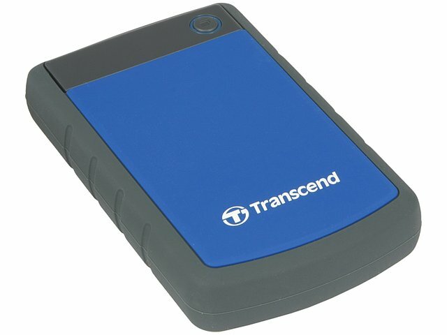 Внешний жесткий диск Transcend Внешний жесткий диск 2ТБ 2.5 Transcend StoreJet 25H3 TS2TSJ25H3B, серо-синий (USB3.0)