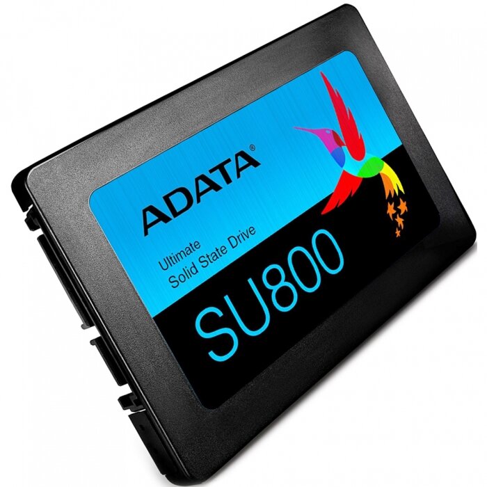 ADATA SSD Ultimate SU800, 1024GB, 2.5" 7mm, SATA3, 3D TLC, R/W 560/520MB/s, IOPs 80 000/80 000, TBW 800, DWPD 0.7 (3 года)