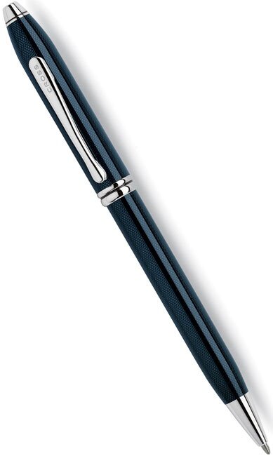 Cross 692-1 Шариковая ручка cross townsend, quartz blue