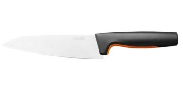 Нож кухонный Fiskars Functional Form 1057535 стальной разделочный лезв.169мм прямая заточка черный/оранжевый