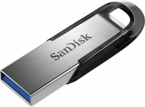 Накопитель USB 3.0 32GB SanDisk Ultra Flair SDCZ73-032G-G46 черный/серебристый