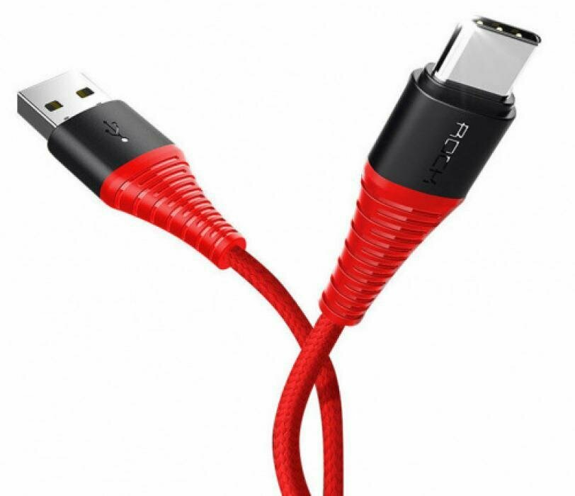 Кабель Rock Hi-Tensile Type-C - USB 0.25м