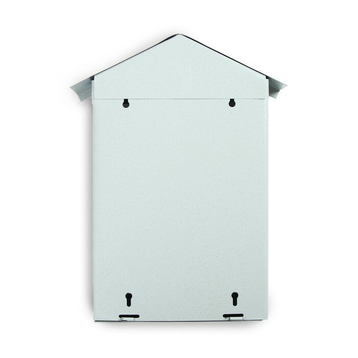 Ящик почтовый с замком, вертикальный, «Домик», серый - фотография № 7