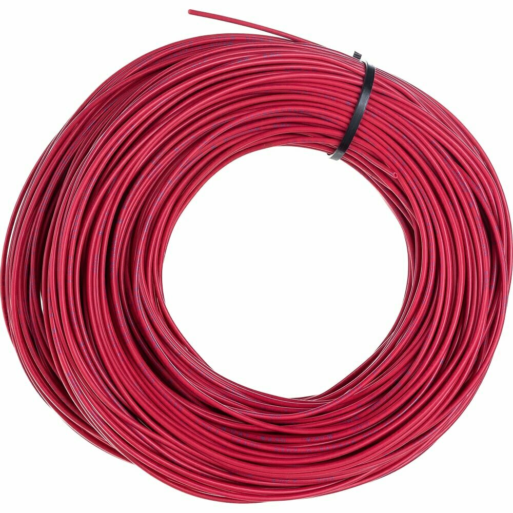 фото Торкабель Провод ПУГВ 0,5 красный 100м в коробке 0749524537226