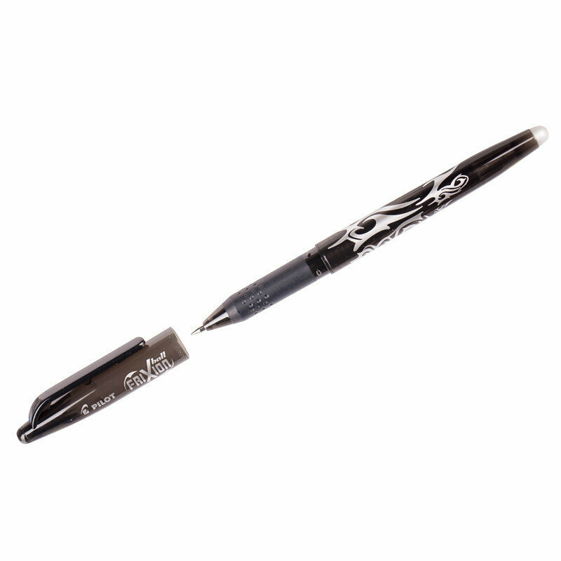 Ручка гелевая стираемая Pilot "Frixion" черная, 0,7мм, 096939