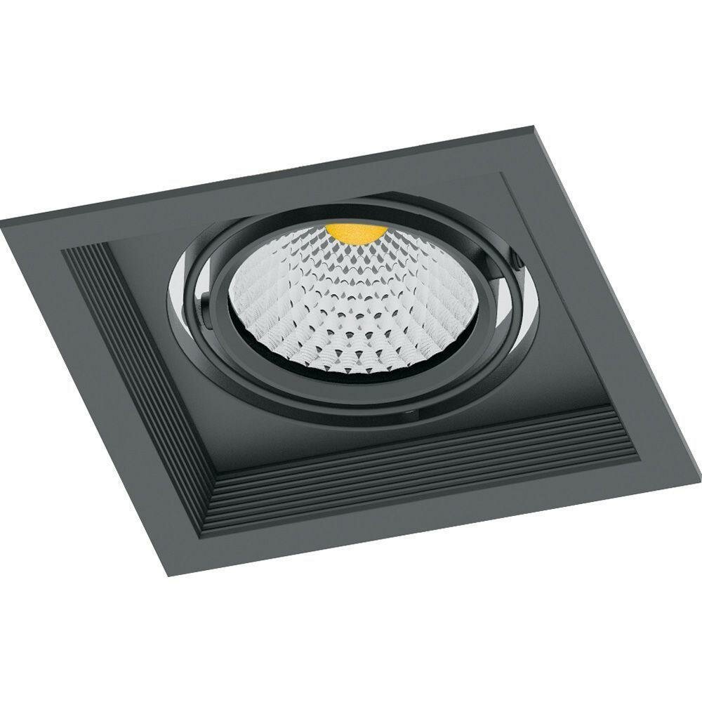 Светодиодный светильник Feron AL201 карданный 1x20W 4000K 35° ,черный