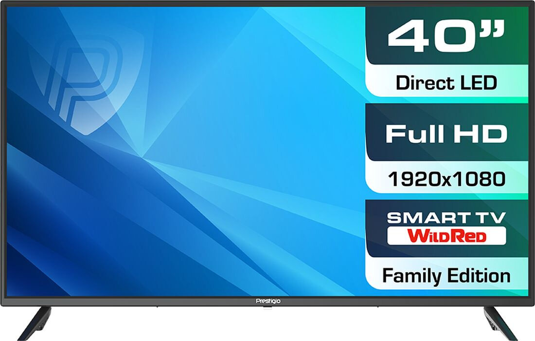 Телевизор 40" Prestigio PTV40SS06YCISBK черный (Full HD, 50Hz)