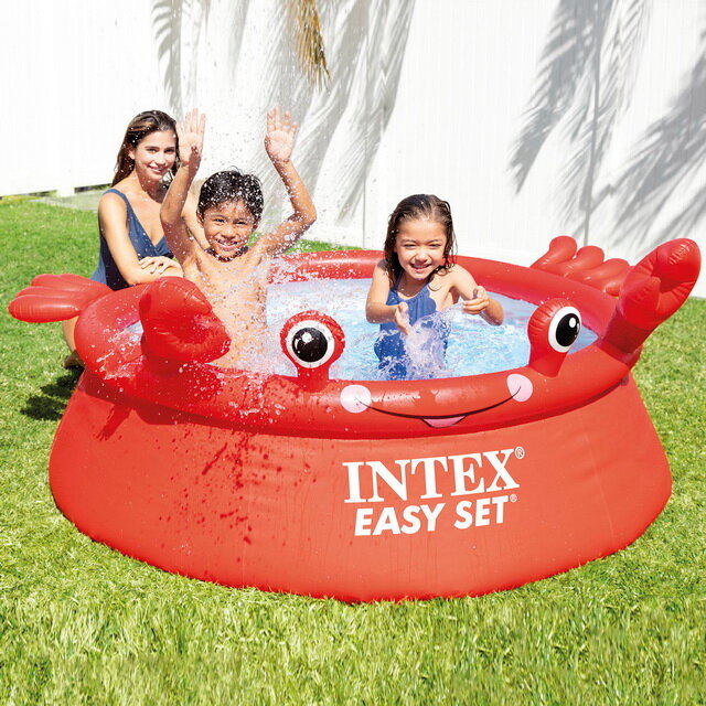 INTEX Надувной бассейн 26100 Intex Easy Set - Happy Crab 183*51 см 26100